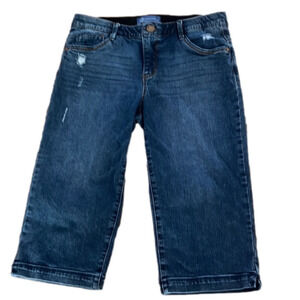 DEMOCRACY Ab Solution Bermuda Jean Shorts size 12